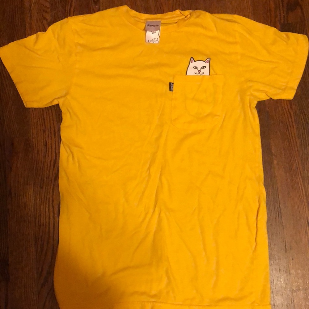 yellow ripndip t-shirt